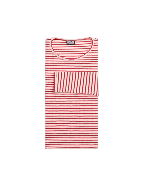 NØRGAARD PAA STRØGET 101 NPS LS TEE ONE SIZE ECRU/RED